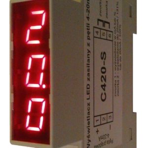 Wyświetlacz LED 4-20mA - C420-S