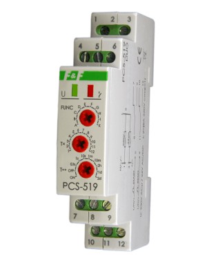 Przekaźnik czasowy wielofunkcyjny - PCS-519 DUO